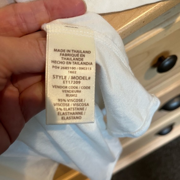 Ella Moss xs cream color dome sleeve shirt - Picture 10 of 12